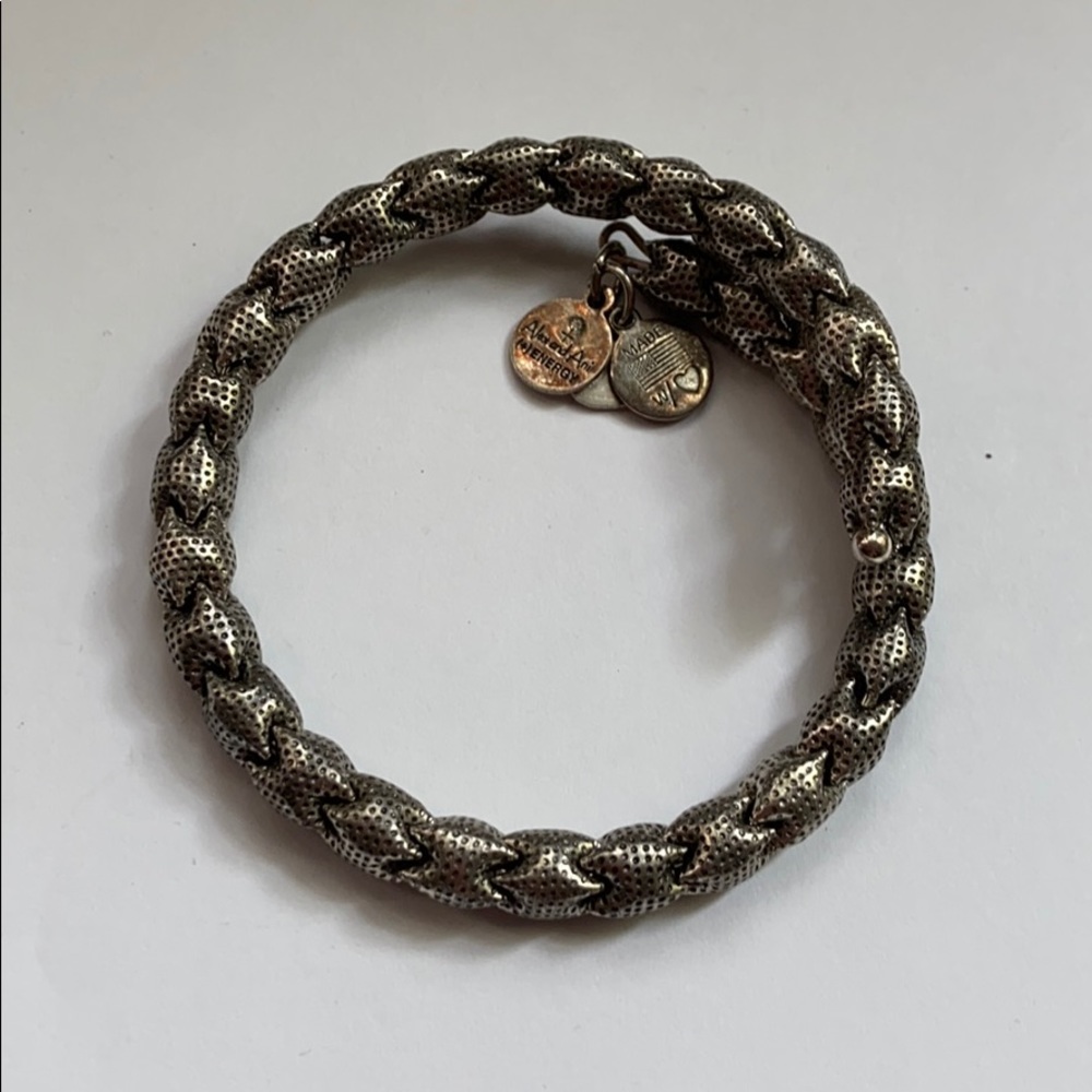 Alex & Ani Silver Vintage Wrap Bracelet - Picture 8 of 13